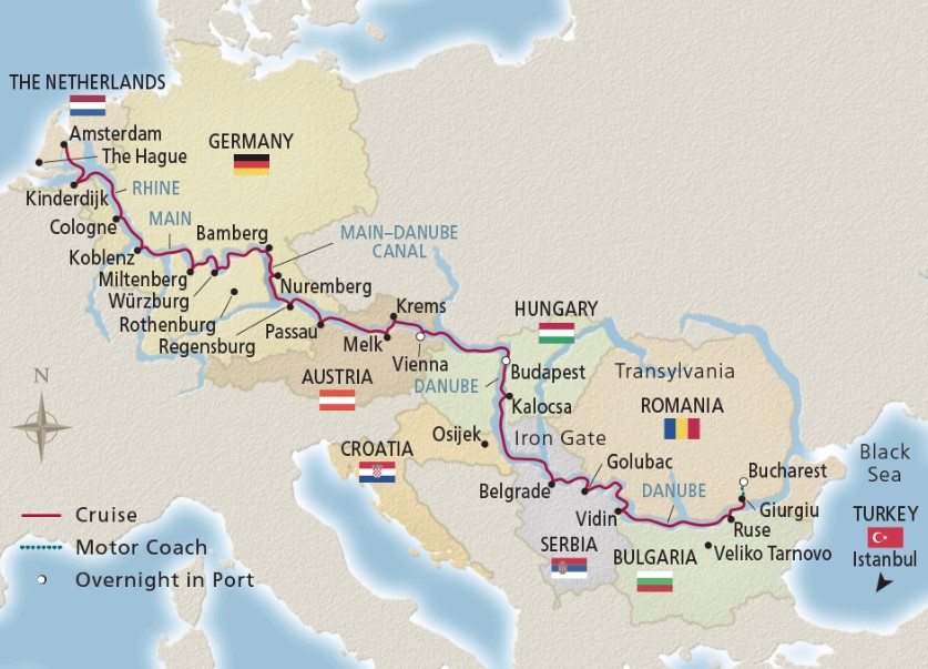 Map - Viking European Sojourn