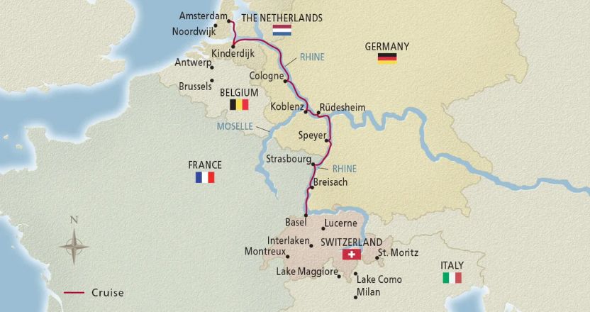 Map - Rhine Getaway